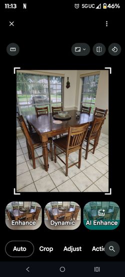 Dinning room table with 8 chair's