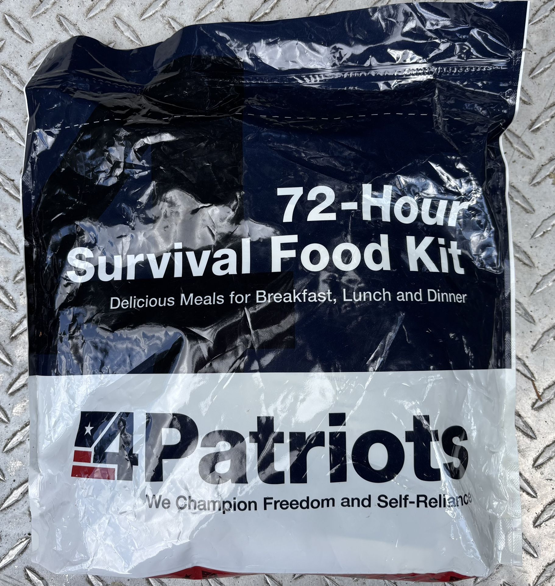 4Patriots 72-Hour Food Supply Kit - Emergency, Survival, Camping