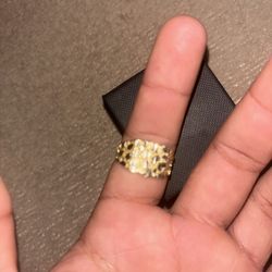 nugget ring 10k