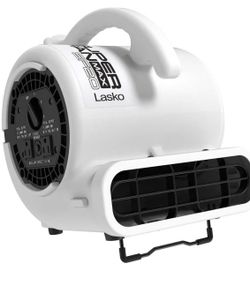 Lasko Super Fan Max 1/5 HP Air Mover High Velocity Super Fan SF-20-GC2, Large, white