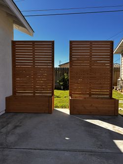 Privacy Box Trellis Planter
