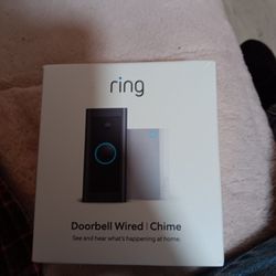 Ring Doorbell Wired/ Chime Camera 