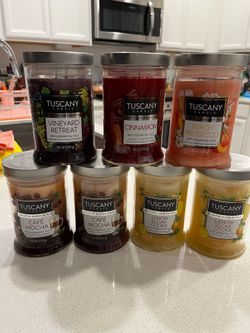 3-wick candles $10.00 each