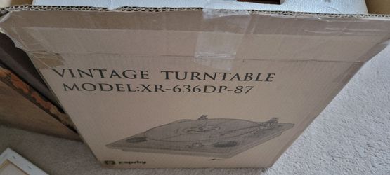 POPSKY VINTAGE TURNTABLE MODEL:XR-636DP-87