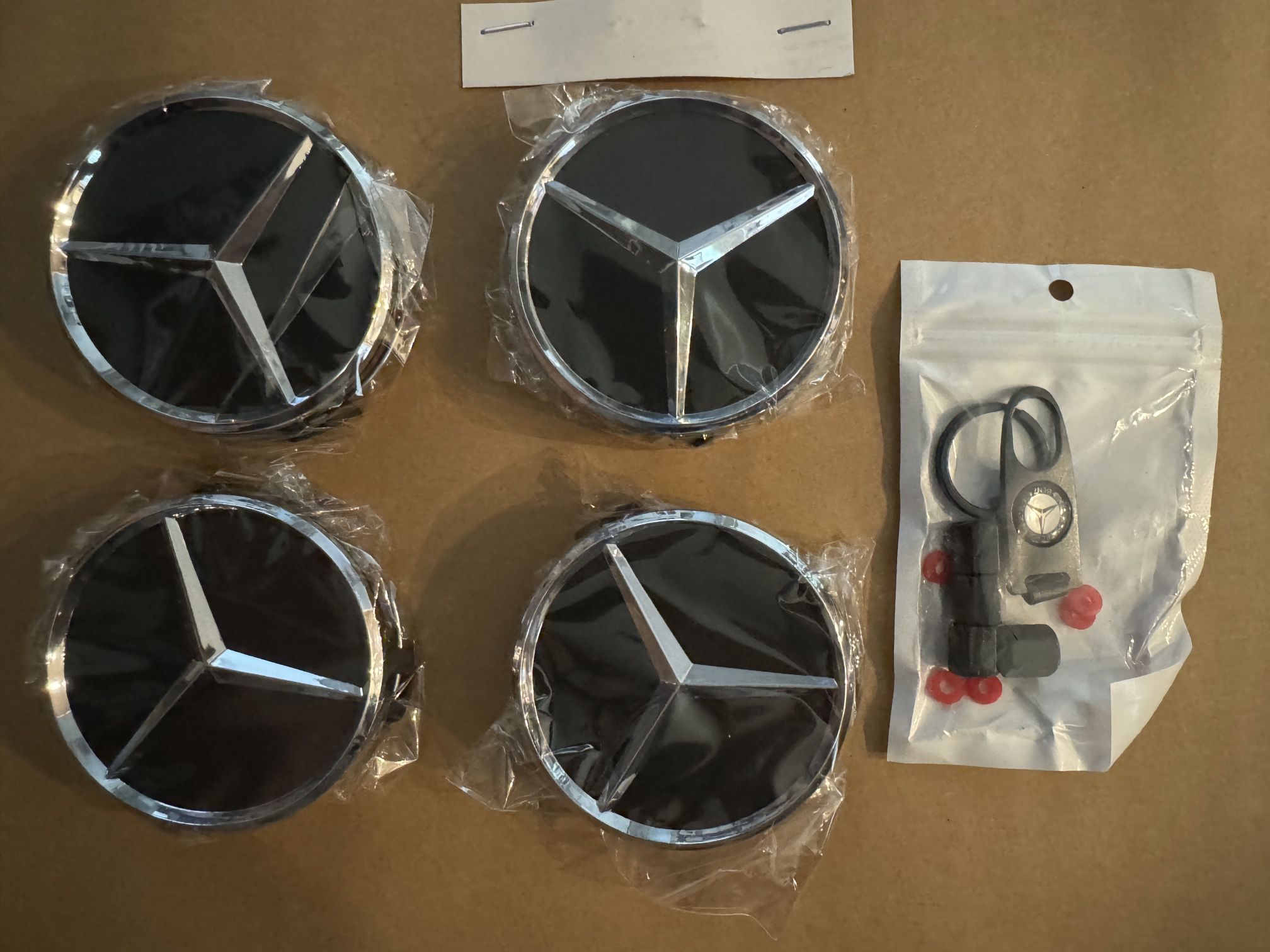 Mercedes Benz Wheel Center Caps 