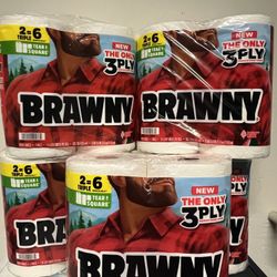 Brawny Paper towels For $6 Each Pack 
