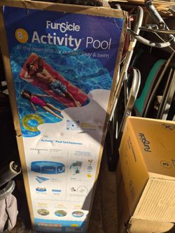 8 foot funcsicle  activity pool with filter