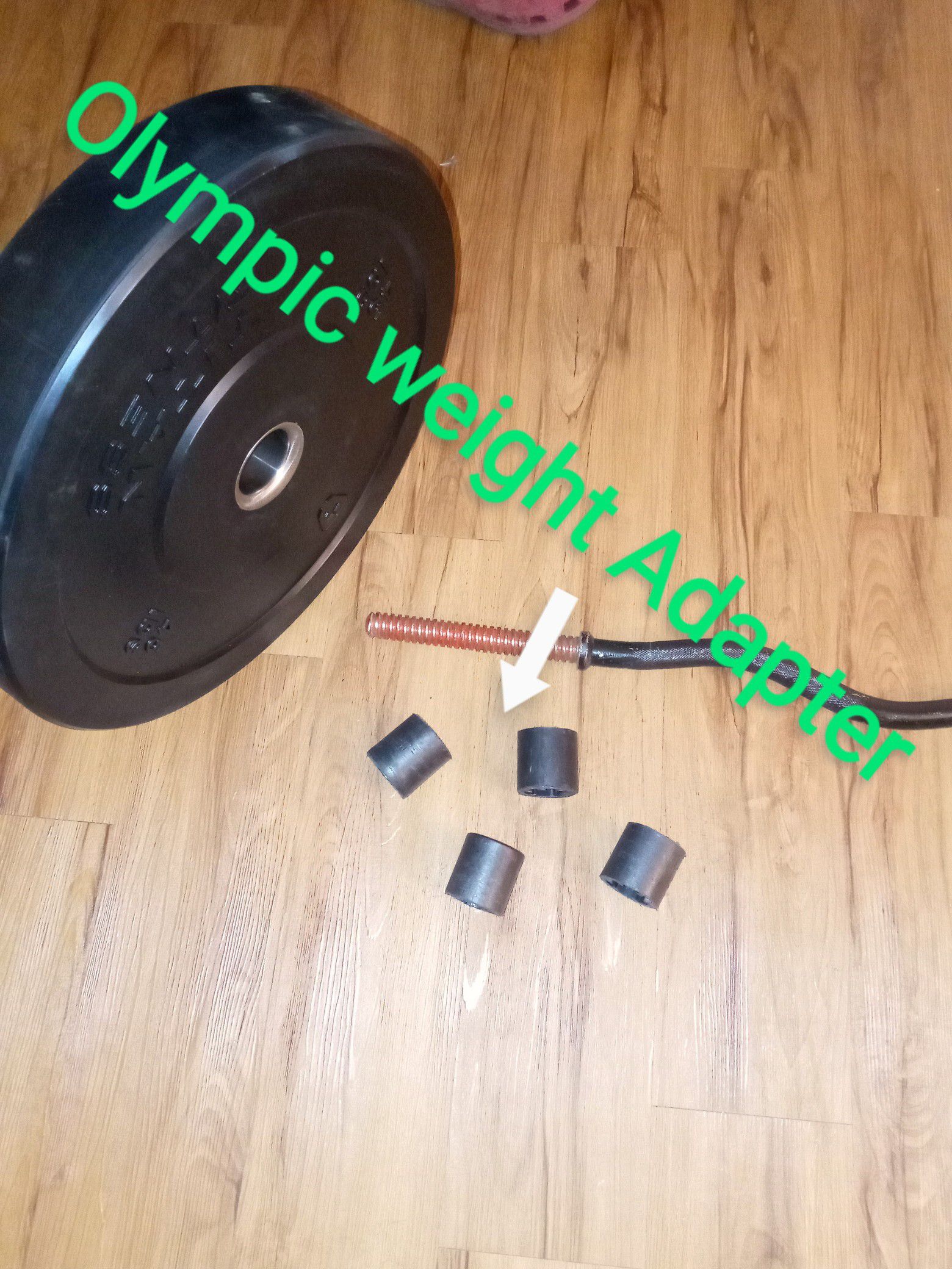 Olympic weight adapter