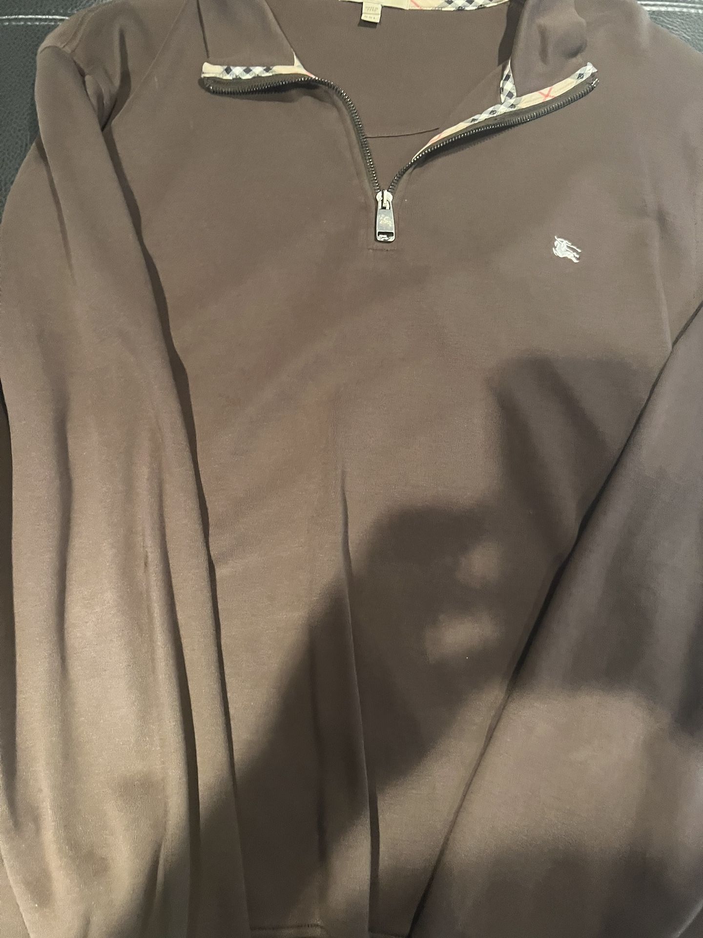 Burberry quarter shop zip pullover