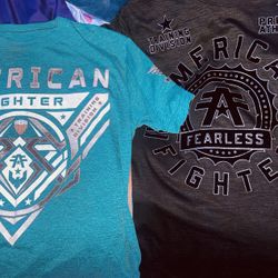 Size Medium American Fighter T-shirts Like New Condition