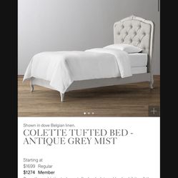 Restoration Hardware Queen Bed