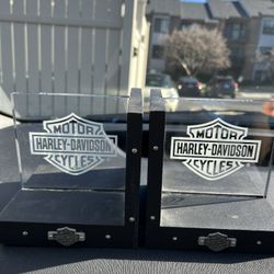 Harley Davidson book stopper 