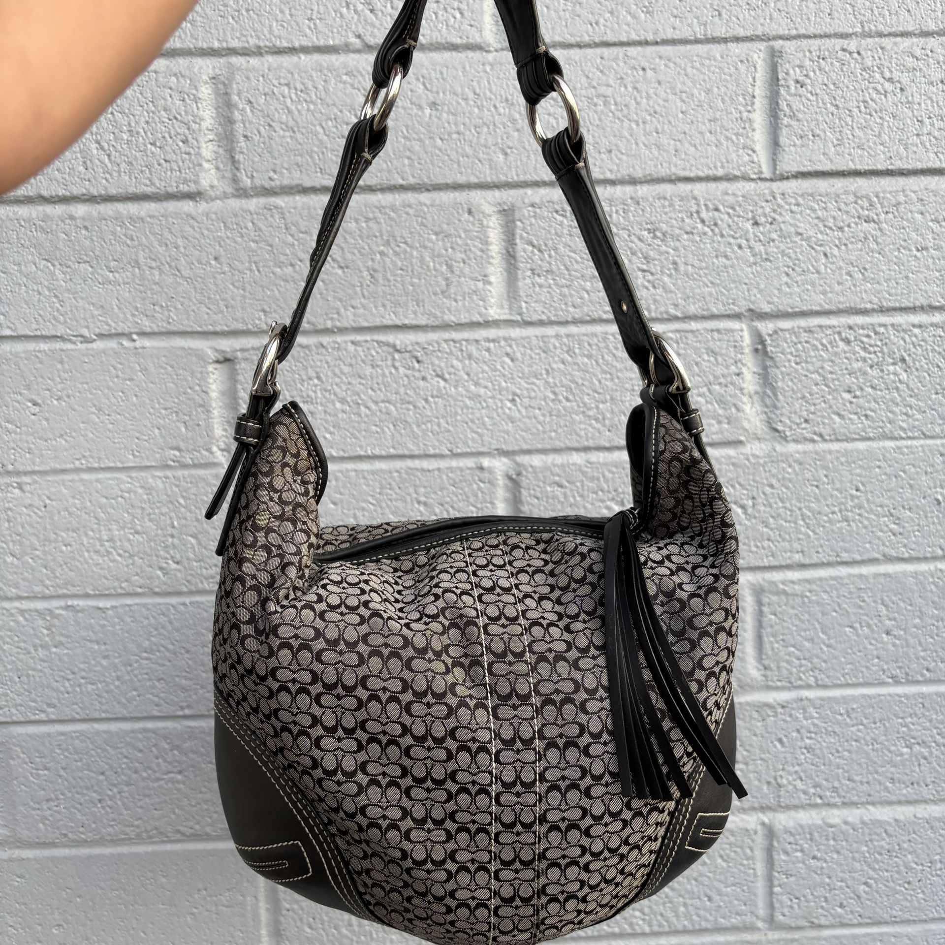 Coach Signature Black Purse