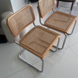 Pair Of Chairs In The Style Of Marcel Breuer 