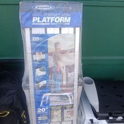 WERNER PORTABL WORK  PLATFORM 225 Lb