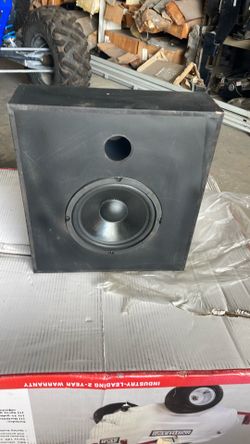 14 inches wide 15 1/2 inches tall 4 1/2 inches deep new speakers