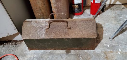 Antique Tool Box. Used For Decor