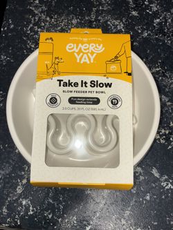 Brand New Slow Feeder Pet Bowl Dog Bowl