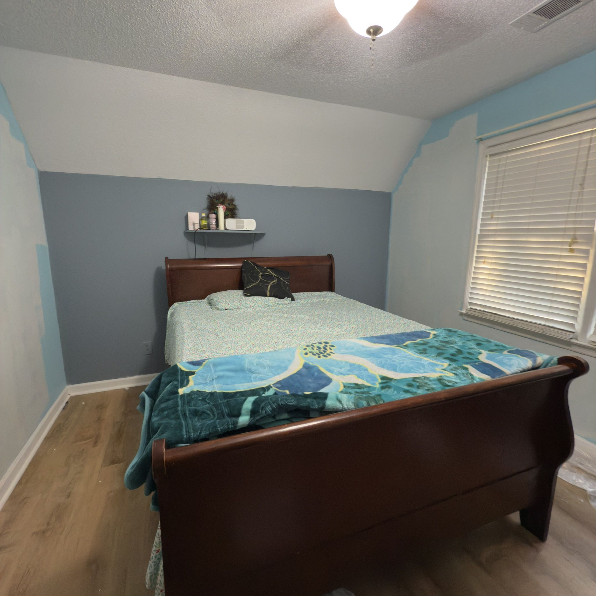 Sleigh Style Queen Bed Frame - Gently Used