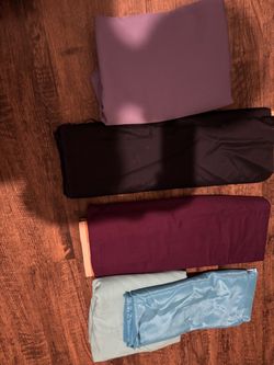 Lot of Folded Fabric Pieces