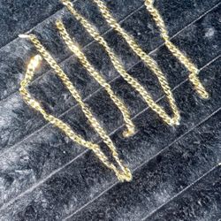 Gold Cuban Link His and Hers Set 