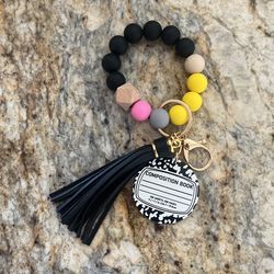 Composition Book Keychain Bracelet School Teacher Gift