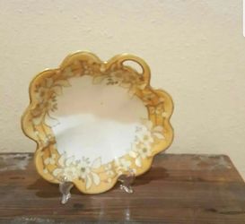 Antique I.E &C Co hand painted plate Japan