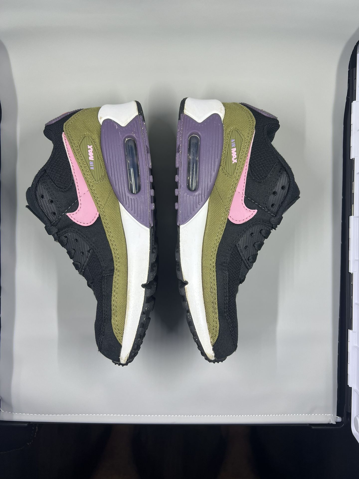 4Y Nike Air Max 90 Black/Elemental Pink