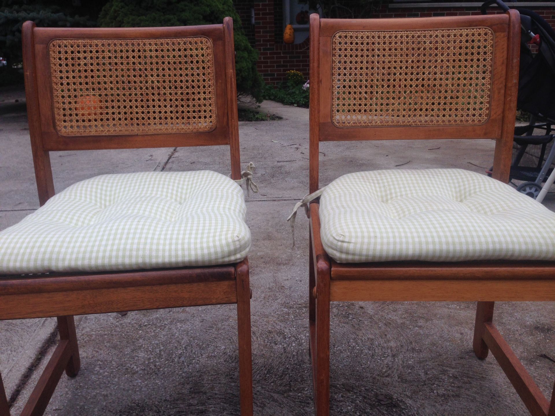 Wooden chairs