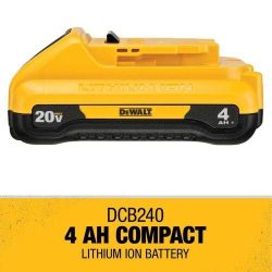 DEWALT 
20V MAX Lithium-Ion 4.0Ah Battery Compact 