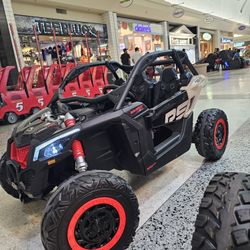 Canam maverick can-am 24v , 4x4 , A control remoto, pantalla para videos , asientos de piel , llantas de goma , luces led , amortiguadres , Bluetooth 