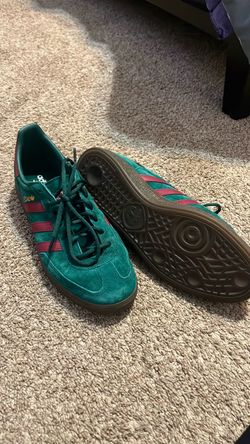 Adidas Handball Spezial Teal Suede Sneakers