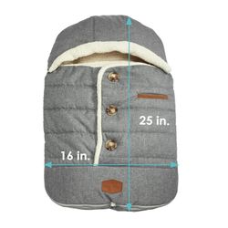 JJ Cole Bundle Me Carseat Cover/ Bunting Bag