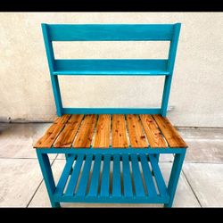 6ft Tall Potting Station; Potting Bench; Planting Area; Garden Storage; Gardening. Cedar Top With Linseed Oil 