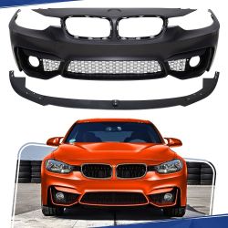 PENSUN F80 M3 Style Front Bumper W/O PDC Holes Fit for 2012-2018 BMW F30 F31 3 Series Sedan Wagon
