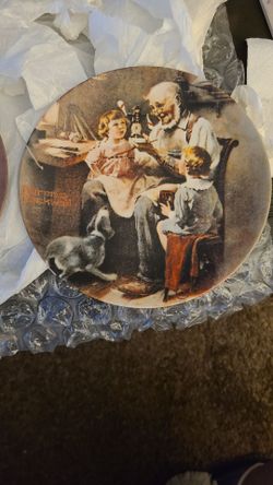Norman Rockwell Plate "The Toy Maker"