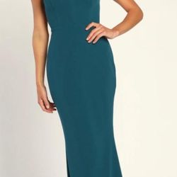 Long Dress.  Lulu's XS. Blue/green