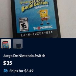 Juego De Nintendo Switch