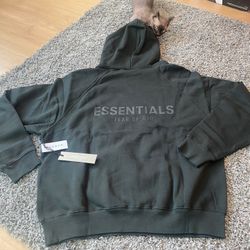 Fear of God Essentials hoodie stretch limo size XL