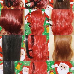 New Holiday Wigs! $15 Each! 