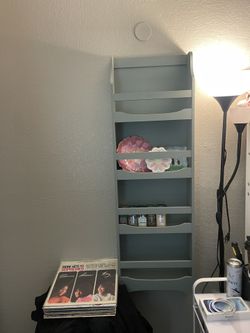 2 Teal Shelves
