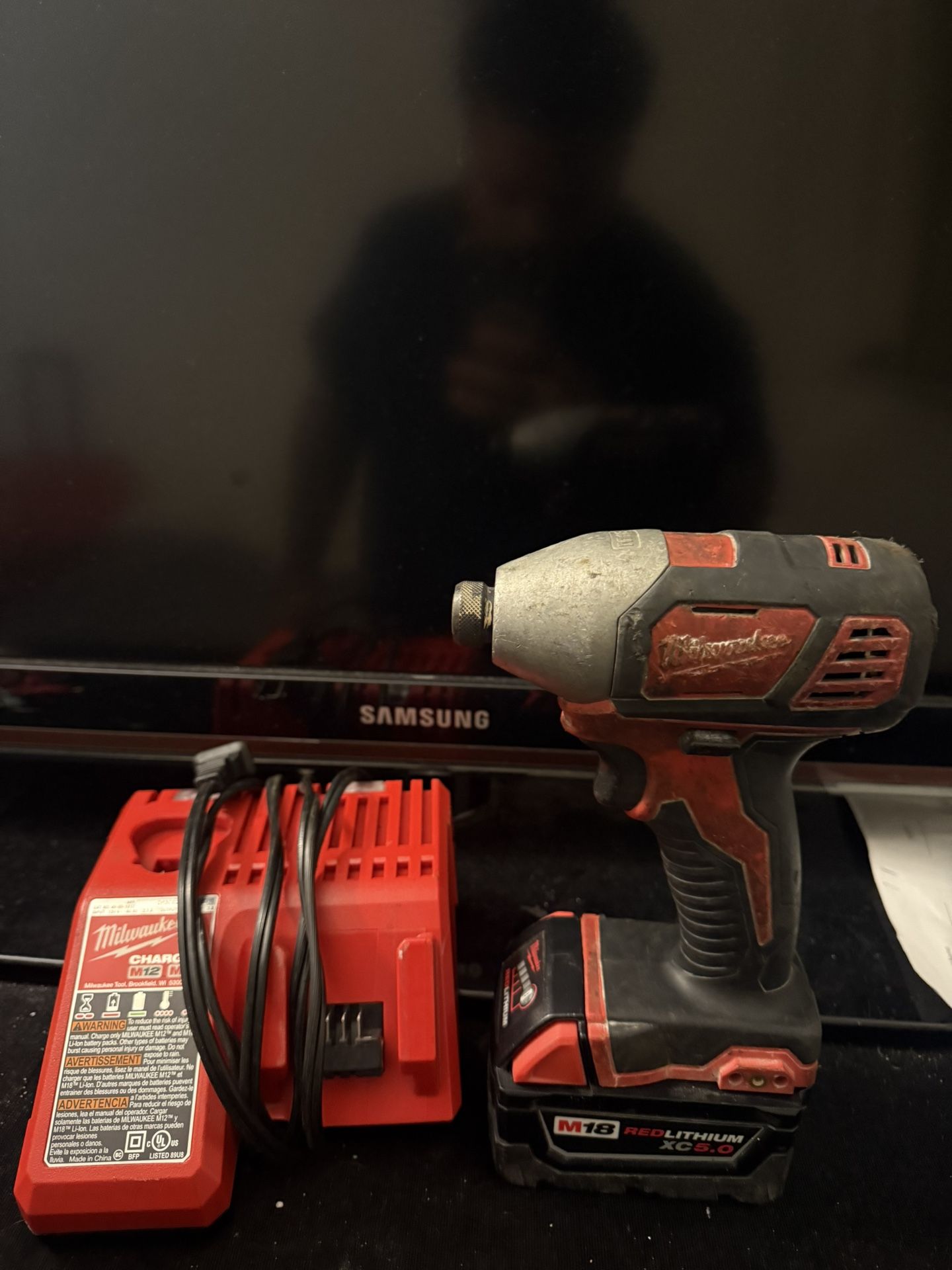 Milwaukee M18 Drill Battery And Charger