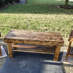 Handmade Coffee Table 2 End Tables 