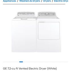 Ge Washer And Dryer Set From Lowes