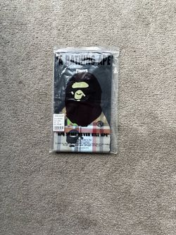 Black Burberry x bape shirt M