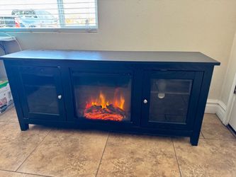 58” TV Stand/Fireplace
