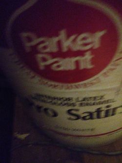 5 gallons of white paint