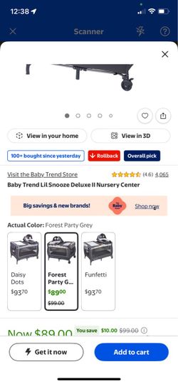 Baby Trend Lil Snooze Deluxe II Nursery Center