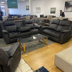 Reclining Sofa And Love Seat 