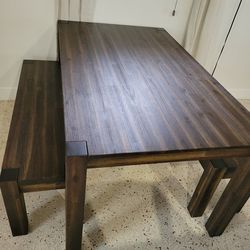 Dining set 3pc Table and Bench